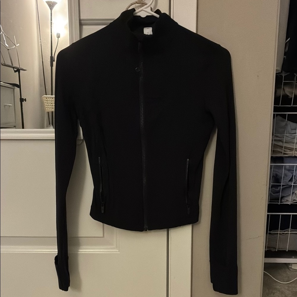 Lululemon define cropped jacket Nulu black